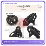Khóa Dương Vật Cobra Đen Nhám Micro chính hãng - chất vải mềm mát, đường may tỉ mỉ, tôn dáng quyến rũ - giao hàng che tên kín đáo