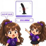 Plug Silicon Trơn Cong Nhẹ Size M chính hãng - silicone mềm mại, chất liệu an toàn cho da, dễ vệ sinh - giao hàng che tên kín đáo