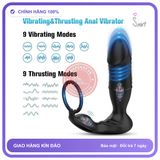 Plug Thụt + Rung Động Cơ Kép 18 Chế Độ chính hãng - 18 chế độ rung, sạc USB, rung êm không tiếng động - giao hàng che tên kín đáo