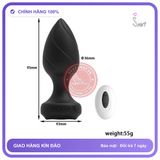 Plug Rung 10 Chế Độ Điều Khiển Từ Xa chính hãng - 10 chế độ rung, sạc USB, chất liệu an toàn cho da - giao hàng che tên kín đáo