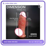Dương Vật Giả G Size Khủng 7cm Silicon Mềm Dẻo chính hãng - silicone mềm, chất liệu an toàn cho da, dễ vệ sinh - giao hàng che tên kín đáo