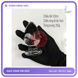 Plug Thủy Tinh Trong Suốt Size Lớn Mẫu 4 chính hãng - sạc USB, chất liệu an toàn cho da, dễ vệ sinh - giao hàng che tên kín đáo