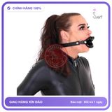 Ball Gag Khóa Hàm Hình Môi chính hãng - sạc USB, rung êm không tiếng động, silicone cao cấp - giao hàng che tên kín đáo