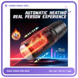 Máy Thụt Rung Tự Động Dạng Ống Kính Nhám Đen chính hãng - sạc USB, chất liệu an toàn cho da, dễ vệ sinh - giao hàng che tên kín đáo