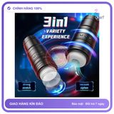 Máy Thụt Rung Tự Động Dạng Ống Kính Nhám Đen chính hãng - sạc USB, chất liệu an toàn cho da, dễ vệ sinh - giao hàng che tên kín đáo