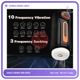Máy Thụt Rung Mạnh Mẽ Lõi Silicon chính hãng - rung nhấp chuyển động đẩy tới và lui tự động, rung êm không tiếng động, silicone cao cấp - giao hàng che tên kín đáo