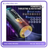 Máy Tạo Nhiệt Thụt Rung Mạnh Mẽ chính hãng - sạc USB, silicone mềm mại, chất liệu an toàn cho da - giao hàng che tên kín đáo