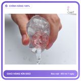 Cốc Trong Suốt Nhiều Gân Gai Kích Thích chính hãng - sạc USB, chất liệu an toàn cho da, dễ vệ sinh - giao hàng che tên kín đáo