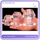 Phích Nông Hậu Môn Silicon Trong Suốt Nhiều Kích Thước 6.1cm chính hãng - sạc USB, silicone mềm mại, chất liệu an toàn cho da - giao hàng che tên kín đáo