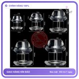 Phích Nông Hậu Môn Silicon Trong Suốt Nhiều Kích Thước 7.0cm chính hãng - sạc USB, silicone mềm mại, chất liệu an toàn cho da - giao hàng che tên kín đáo