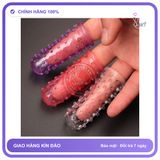 Bao Cao Su Ngón Tay Silicon Có Gai chính hãng - có gai nổi, ôm sát cảm giác thật, chất liệu latex an toàn - giao hàng che tên kín đáo