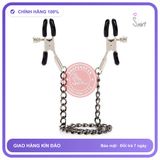 Kẹp Vú Dây Nối Có Núm Cao Su chính hãng - chất liệu an toàn cho da, dễ vệ sinh, êm ái khi dùng - giao hàng che tên kín đáo