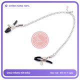 Kẹp Vú Dây Nối Có Núm Cao Su chính hãng - chất liệu an toàn cho da, dễ vệ sinh, êm ái khi dùng - giao hàng che tên kín đáo