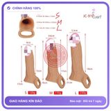 Bao Đôn Dên Mềm Dẻo Hỗ Trợ Cương Cứng chính hãng - ôm sát cảm giác thật, chất liệu latex an toàn, hàng nhập khẩu - giao hàng che tên kín đáo