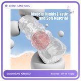 Cốc Dieliya Trụ Pha Lê Trong Suốt Silicon Cao Cấp chính hãng - sạc USB, silicone cao cấp, chất liệu an toàn cho da - giao hàng che tên kín đáo