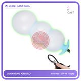 Plug Bơm Ass Lên Đến 13cm Dạ Quang/Đen chính hãng - sạc USB, silicone mềm mại, chất liệu an toàn cho da - giao hàng che tên kín đáo