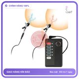 Kẹp Núm Vú SM Kích Thích Xung Điện Bùng chính hãng - silicone mềm mại, chất liệu an toàn cho da, dễ vệ sinh - giao hàng che tên kín đáo