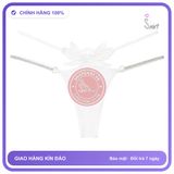 Quần Lót Lọt Khe Sexy Thêu Hoa Bướm Quyến T361 Trắng chính hãng - phối ren, co giãn thoải mái, freesize - giao hàng che tên kín đáo