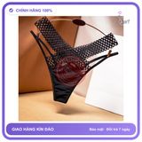 Quần Lót Sexy Phối Ren Cạp Chéo Quyến Rũ T349 Đen chính hãng - chất lụa mát mềm, co giãn thoải mái, freesize - giao hàng che tên kín đáo