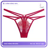 Quần Lọt Khe Sexy Phối Dây Chéo Quyến Rũ T341 Đỏ chính hãng - phối ren, co giãn thoải mái, freesize - giao hàng che tên kín đáo