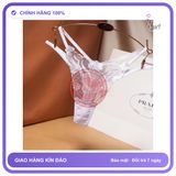 Quần Lót Nữ Lọt Khe Ren Lưới Xuyên Thấu T331 Trắng chính hãng - phối ren, freesize, chất vải mềm mát - giao hàng che tên kín đáo