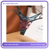 Quần Lót Nữ Lọt Khe Ren Lưới Xuyên Thấu T331 Xanh Ngọc chính hãng - phối ren, freesize, chất vải mềm mát - giao hàng che tên kín đáo