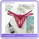 Quần Lót Đính Hạt Lọt Khe Sexy Bonita Phối T308 Đỏ chính hãng - co giãn thoải mái, freesize, chất vải mềm mát - giao hàng che tên kín đáo