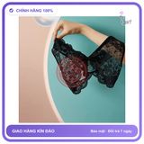 Quần Lót Sexy Ren Hoa Xẻ Đáy Gợi Cảm T306 Đen chính hãng - phối ren, chất vải mềm mát, đường may tỉ mỉ - giao hàng che tên kín đáo