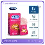 Bao cao su durex hộp 12 cái, có gai, che tên sản phẩm bảo mật kín đáo