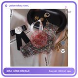 Quần Lót Lưng Thun Nhún Bèo Cạp Cao Đáng T303 Xám Xanh Hoa chính hãng - phối ren, co giãn thoải mái, freesize - giao hàng che tên kín đáo