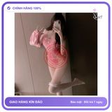 Đồ Ngủ Liền Thân Kèm Chân Váy Ôm Rút N283 chính hãng - co giãn thoải mái, freesize, set đầy đủ phụ kiện - giao hàng che tên kín đáo