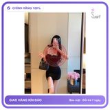 Váy Ngủ Sexy Ôm Body Tôn Dáng Phối Ren N163 Đen chính hãng - co giãn thoải mái, freesize, chất vải mềm mát - giao hàng che tên kín đáo