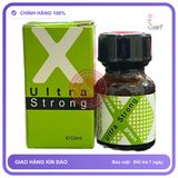 Popper X Ultra Strong Green 10ml USA chính hãng - chai 10ml, hương dịu không nồng, hàng chuẩn nhập khẩu - giao hàng che tên kín đáo