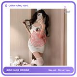 Váy Ngủ Body Hoạ Tiết Hoạt Hình Anime Đáng N287 Trắng chính hãng - co giãn thoải mái, freesize, chất vải mềm mát - giao hàng che tên kín đáo