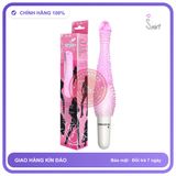 Cây Rung Nhám Mini Vibratoe Hồng Textured Bullet Vibrator chính hãng - sạc USB, chất liệu an toàn cho da, dễ vệ sinh - giao hàng che tên kín đáo