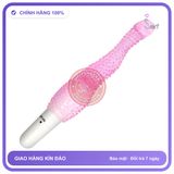 Cây Rung Nhám Mini Vibratoe Hồng Textured Bullet Vibrator chính hãng - sạc USB, chất liệu an toàn cho da, dễ vệ sinh - giao hàng che tên kín đáo