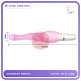 Cây Rung Nhám Mini Vibratoe Hồng Textured Bullet Vibrator chính hãng - sạc USB, chất liệu an toàn cho da, dễ vệ sinh - giao hàng che tên kín đáo