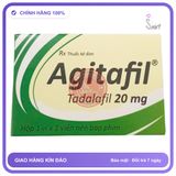 Thuốc Cường Dương Agitafil Tadalafil 20mg chính hãng - silicone mềm mại, chất liệu an toàn cho da, dễ vệ sinh - giao hàng che tên kín đáo