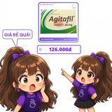 Thuốc Cường Dương Agitafil Tadalafil 20mg chính hãng - silicone mềm mại, chất liệu an toàn cho da, dễ vệ sinh - giao hàng che tên kín đáo
