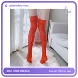 Vớ Đùi Xuyên Thấu Viền Ren Sexy Gợi Cảm T902 Đỏ chính hãng - phối ren, co giãn thoải mái, chất vải mềm mát - giao hàng che tên kín đáo