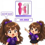 Chày Rung Tình Yêu Mini Pretty Love Dwayne chính hãng - 10 chế độ rung, sạc USB, kích thước 120mmx37mm - giao hàng che tên kín đáo