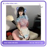 Cosplay Sườn Xám Cách Tân Kèm Tạp Dề Siêu N386 Xanh chính hãng - freesize, set đầy đủ phụ kiện, chất vải mềm mát - giao hàng che tên kín đáo