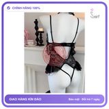 Đồ Lót Liền Thân Ren Phối Nơ Siêu Đẹp N924 Trắng chính hãng - phối ren, co giãn thoải mái, freesize - giao hàng che tên kín đáo