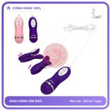 Kẹp Ti Rung OMYSKY KV003 10 Chế Độ Rung chính hãng - sạc USB, điều khiển từ xa, chất liệu an toàn cho da - giao hàng che tên kín đáo