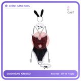Set Cosplay Thỏ Bông Trắng Sexy Gợi Cảm Bodysuit N333 chính hãng - co giãn thoải mái, chất vải mềm mát, đường may tỉ mỉ - giao hàng che tên kín đáo