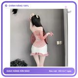 Cosplay Gấu Bông Anime Dáng Ôm Dễ Thương Thanh N894 Trắng chính hãng - co giãn thoải mái, freesize, set đầy đủ phụ kiện - giao hàng che tên kín đáo