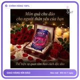 Bao Cao Su Love Kiss Maxxmen Cola Hộp 12 chính hãng - có gai nổi, hộp 12 cái, hỗ trợ kéo dài - giao hàng che tên kín hàng có sẵn
