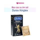 Bao cao su Durex Kingtex hộp 12 cái hàng có sẵn
