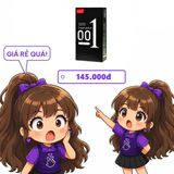 Bao cao su Juncai Okamto 001 G-Spot Black hộp 10 cái