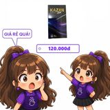 Bao cao su KAZAN 001 hộp 12 cái hàng có sẵn
